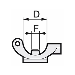 Uchwyt dyszy opryskiwacza Arag 10mm-347615113