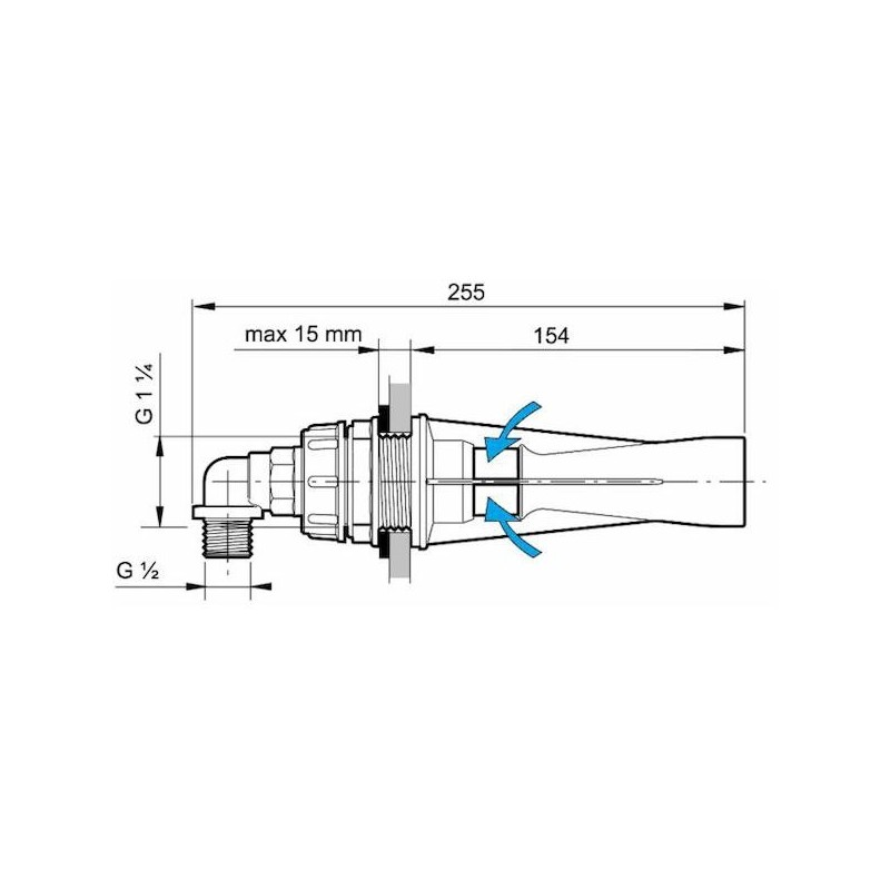 Mieszadło zbiornika, gwint 1/2'', ?2mm-347615102