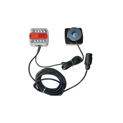 Zestaw tylnego oświetlenia LED 12m/4m, mocowane na magnez-347618208