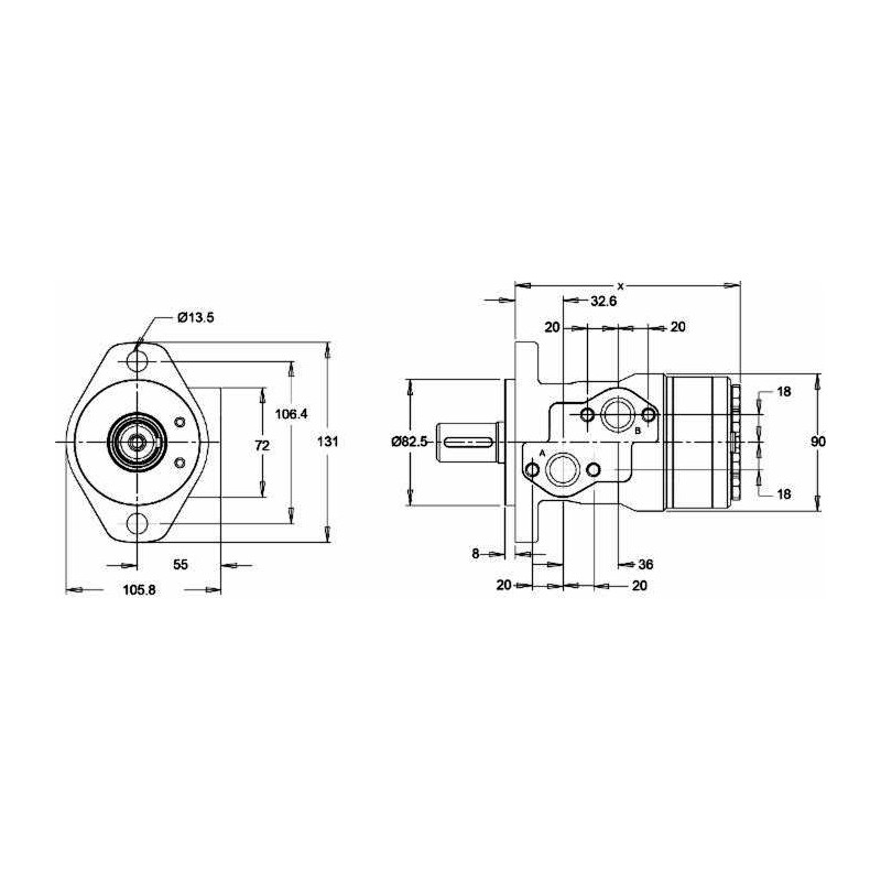 Silnik hydrauliczny OMR80-347612058