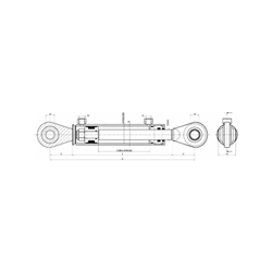 Siłownik hydrauliczny 420-620 mm-347615447