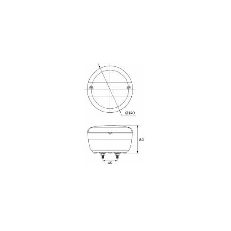 Lampa LED, biała cofania, 9-34V-347614651