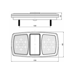 Tylne światło prawe LED 12V-347615257