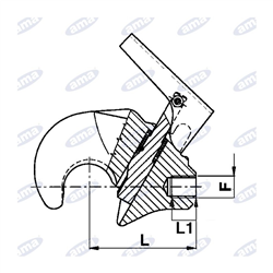 Hak do wkręcenia z zatrzaskiem kat. 2 gwint wew. M27x2 mm-347619672