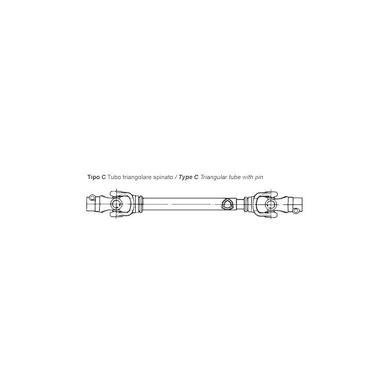 Wał uniwersalny SMART LINE BLACK L1960, 1240 Nm-347774317