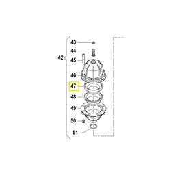 Membrana gumowa  COMET  1800017700 - IDS1401-347617206