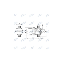 Filtr ciśnieniowy liniowy 1/2 100L/MIN 14 Bar Oryginał ARAG 3222023-347617765