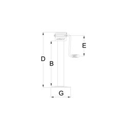 Stopa podporowa SIMOL DG706, 5440kg, jednobiegowa z ramieniem bocznym-347612610