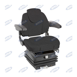 Fotel z amortyzacją mechaniczną AMA SEAT traktor 80-100HP-347619058