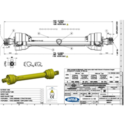 Wał uniwersalny SMART LINE  L1000, 620Nm-347619407