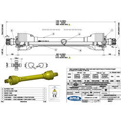 Wał uniwersalny SMART LINE  L1200, 1240Nm-347619419