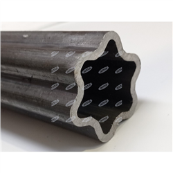 Rura wewnętrzna 1m, profil gwiazdka, S5 W2600 - 61x47-347619388