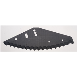 Nóż do paszowozu 535x215x5 średnica otworu 20mm-347616311