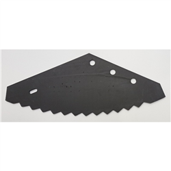 Nóż do paszowozu 560x250x6 grubość 6 mm uniwersalny,średnica otworu 19,5 mm-347616995
