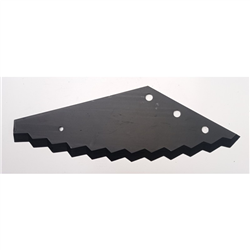 Nóż do paszowozu 555x8 mm, STRAUTMANN  - zamiennik,średnica otworu 18mm NAPAWANY-347618077