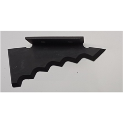 Nóż do paszowozu 240x92x60x5 mm, Keenan lewy - wzmocniony- zamiennik (703954) ,średnica otworu 11mm-347618211