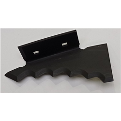 Nóż do paszowozu 240x92x60x5 mm, Keenan prawy-wzmocniony - zamiennik (703955) ,średnica otworu 11mm-347618213