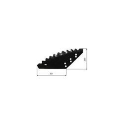 Nóż do paszowozu Storti 331x296x6 mm-347910598