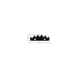 Nóż do paszowozu 240x6 mm, Kuhn- zamiennik,średnica otworu 20x13mm-347621006