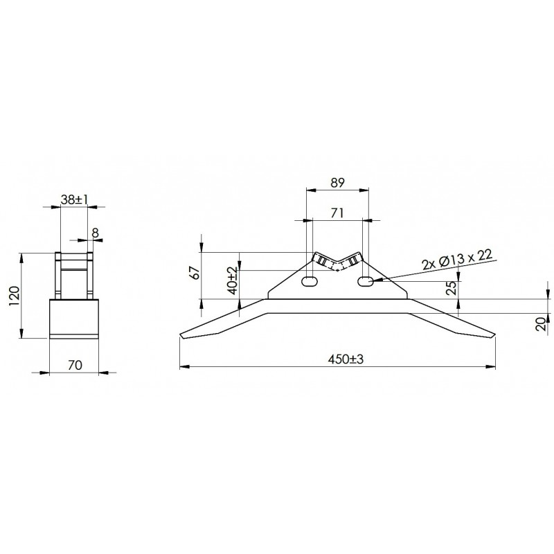 Dłuto odkuwka Bednar KM060291 wzmocnione napawem i płytkami tungsten - zamiennik-347619928