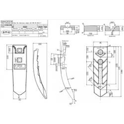 Dłuto odkuwka typ HORSCH - dwuotworowe-347620573