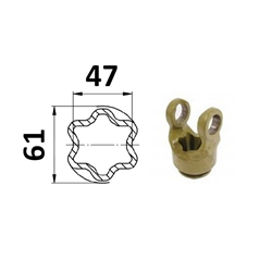 Widłak profilowy zewnętrzny, gwiazda 61-347615947