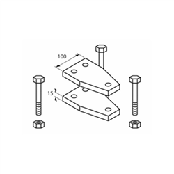 Uchwyt zęba sprężystego CHISEL 100x15mm-347614082