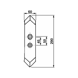 Redlica zęba sprężystego 60x290mm-347614104