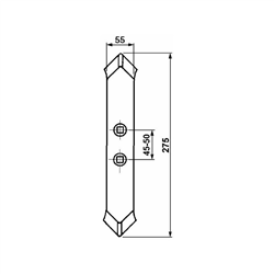 Redlica zęba sprężystego 55x15x275mm-347614068