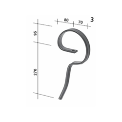 Ząb sprężysty 25x8 wysoki-347610449