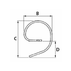 Sprężyna zęba sprężystego 32x10 AMA-347607249