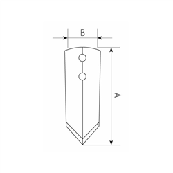 Redlica zęba sprężystego 70x6x180mm-347614026