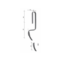 Ząb sprężysty 32x10x610mm-347614010