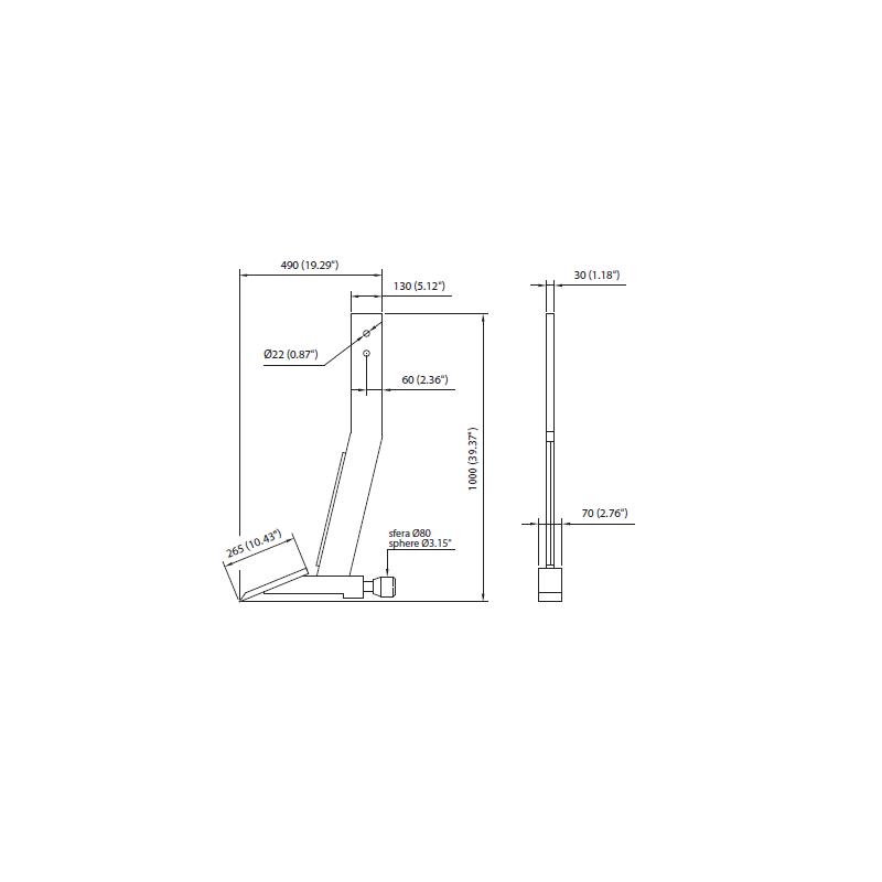 Głębosz kompletny prosty 130x30-347620300