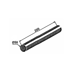 Amortyzator gumowy FI50 mm, L200 mm-347616922