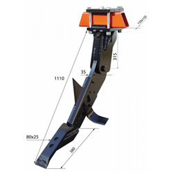 Pług dłutowy typ RIPPER 1110mm-347616080