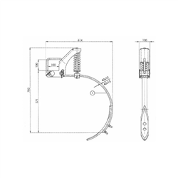 Ząb sprężysty do AMA LIGHT HARROW-347614442