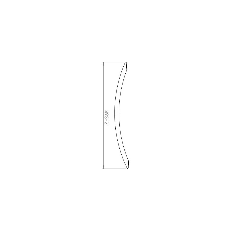 Horsch, dłuto grządzieli napawane  dwustronne 40X20X520-347616924