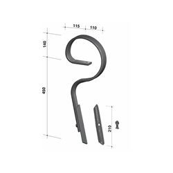Ząb sprężysty flex 45X12-347613970