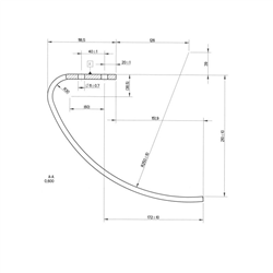 Sprężyna 60x9mm, rozstaw śrub 40 mm, M10 wału dogniatającego RollFlex 00330141-347617436