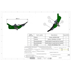 Pług dłutowy typ RIPPER mini PINOKIO-347620839