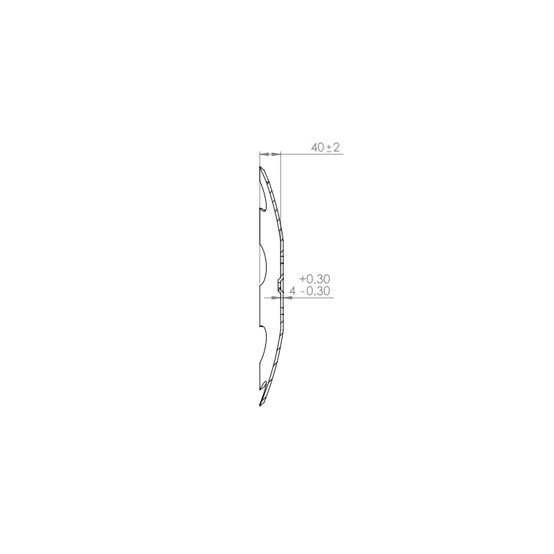 Talerz do agregatu talerzowego, zębaty 460 mm, 4 otworowy, grubość 4 mm typ SKF-347617527