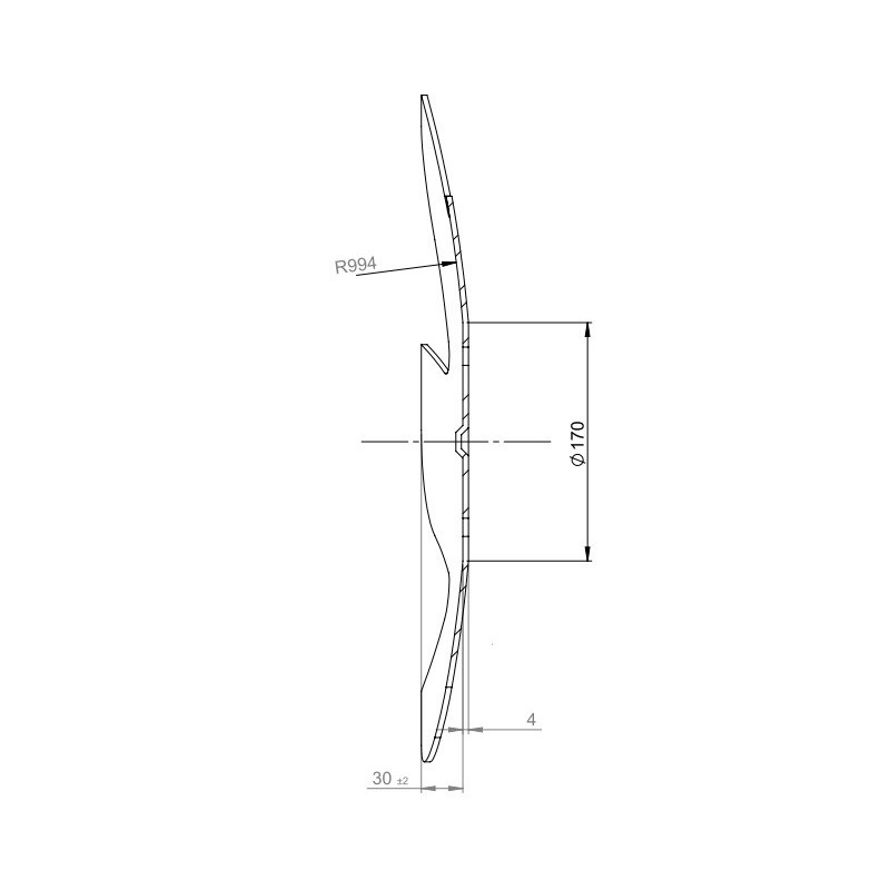 Talerz boczny, gwiazda typ C, 510x6 prawy-347616301