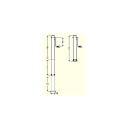 Stopa podporowa SIMOL DG590/3SF  cynkowana-347616998