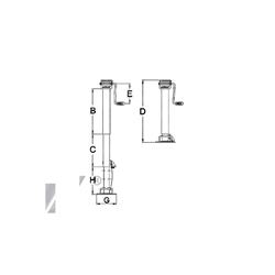 Stopa podporowa SIMOL DG706/3SF, teleskopowa-347615474
