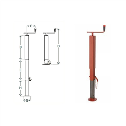 Stopa podporowa SIMOL P575/3SF, teleskopowa-347617160