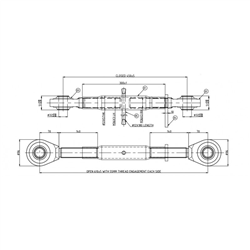 Łącznik centralny kat 3 450-610 mm gwint: 36x3-347616143