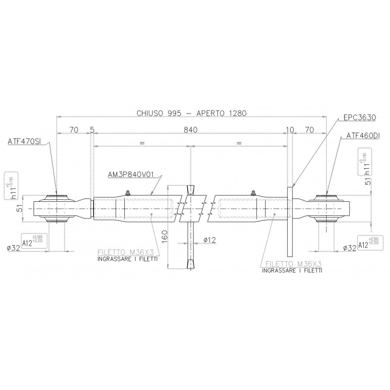 Łącznik centralny kat. 3 36x3 995-1280 MM BASIC-347616224