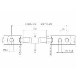 Stabilizator  370-510 mm-347619777