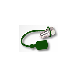 Zaślepka do szybkozłączek typu męskiego 1/4" ZIELONA-347617925